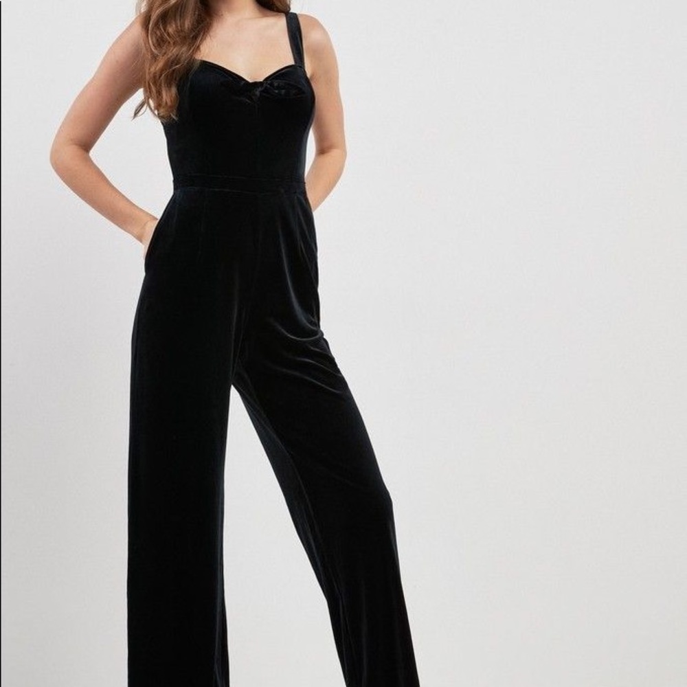 Black Velvet Abercrombie Jumpsuit